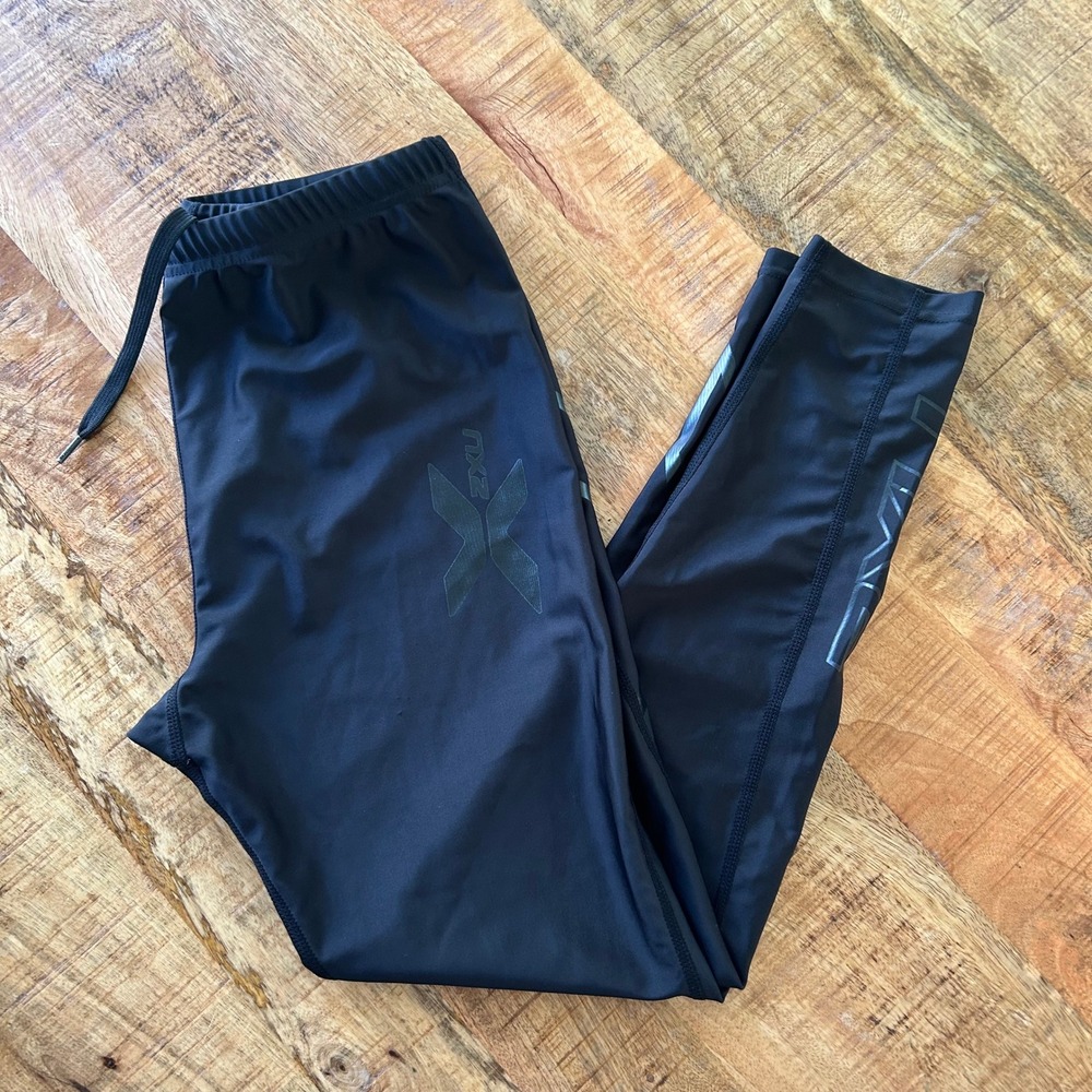 2XU Womens Compression Tights Black Athletic Running Leggings Size M